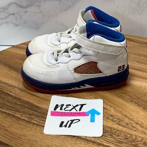 Size Toddler 8C-Nike Air Jordan V Fusion White Game Royal Athletic Sneakers